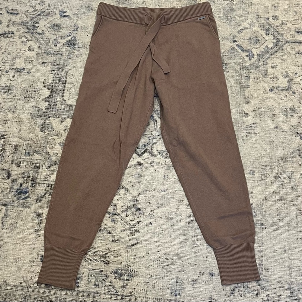 Glyder Elite Brown Knit Jogger Pants
